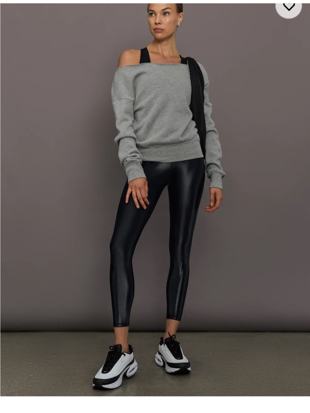 Carbon38 in Takara Black Shine High-Rise Leggings